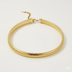 Gargantilla Tipo Choker Tubular Snake