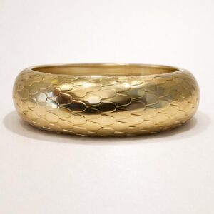 Brazalete Escamas de Oro Chapa de Oro 22