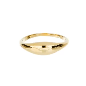 Anillo Esencia Fluida Chapa de Oro 22k