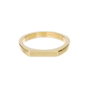 Anillo Sello Aureo Chapa de Oro 22k
