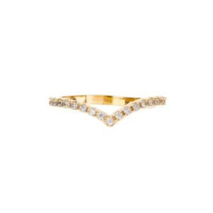Anillo Vértice Lumina  Chapa de Oro 22