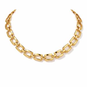 Collar CIANNA Link Essence Chapa de Oro 22K