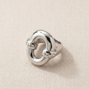 Anillo Nudo Infinito -Acero Inoxidable Ajustable