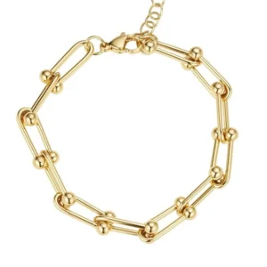 Pulsera de nudos Dorado en  Chapa de Oro 22 K Aurea Knot 